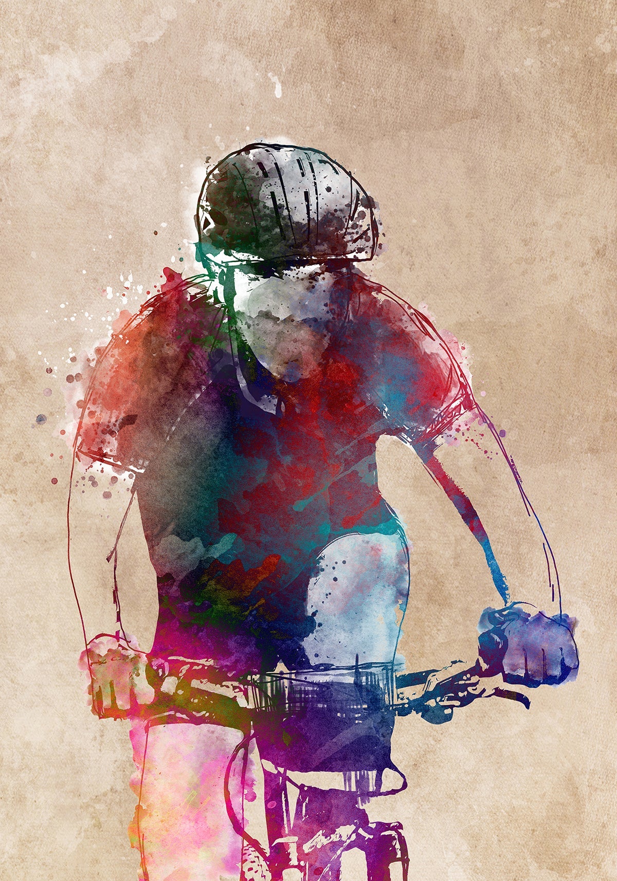 Cycling sport art 24