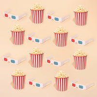 Popcorn And 3D Glasses