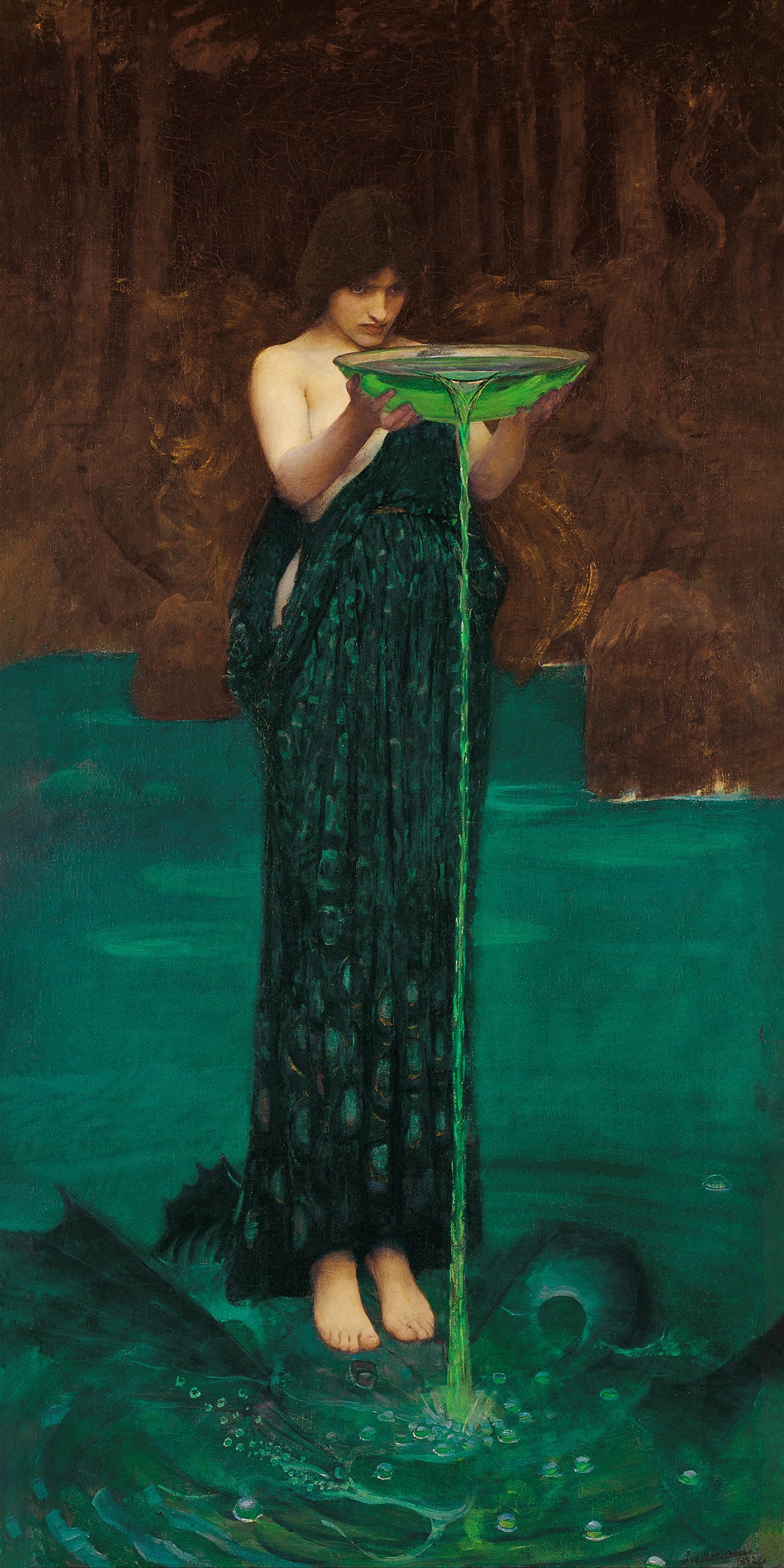 Circe Invidiosa, Circe Poisoning the Sea