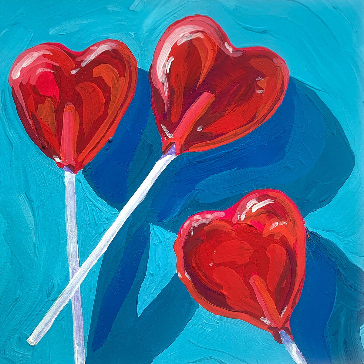 Heart Lollipops