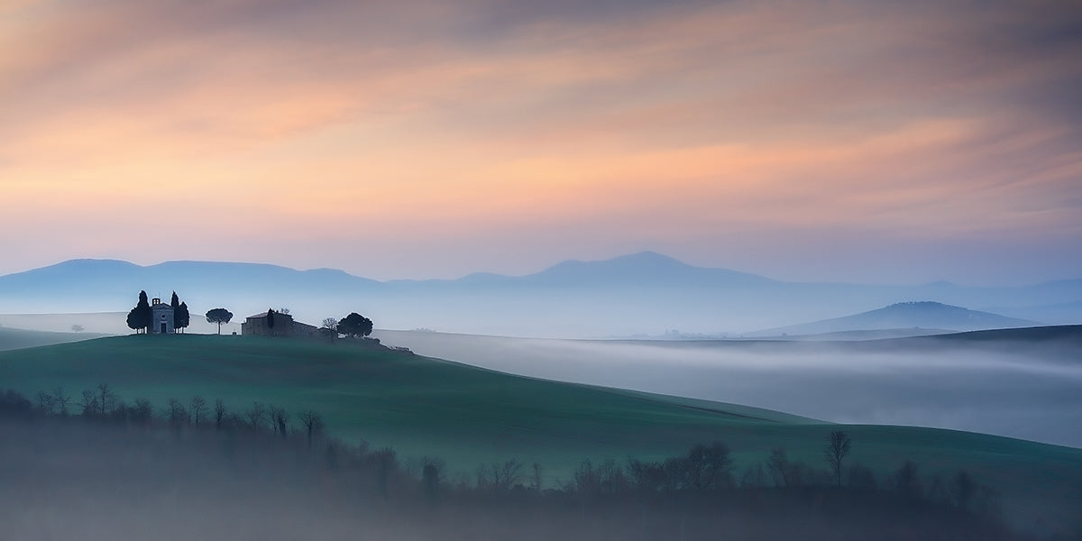 Capella di Vitaleta at Dawn – Tuscany I