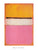White Center (Yellow, Pink and Lavender on Rose), 1950