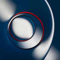 Abstract Red Spiral