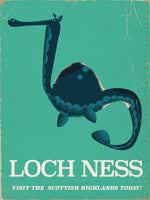 Loch Ness Scotland travel poster