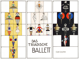 Entwurf für die Figurinen des Triadischen Balletts