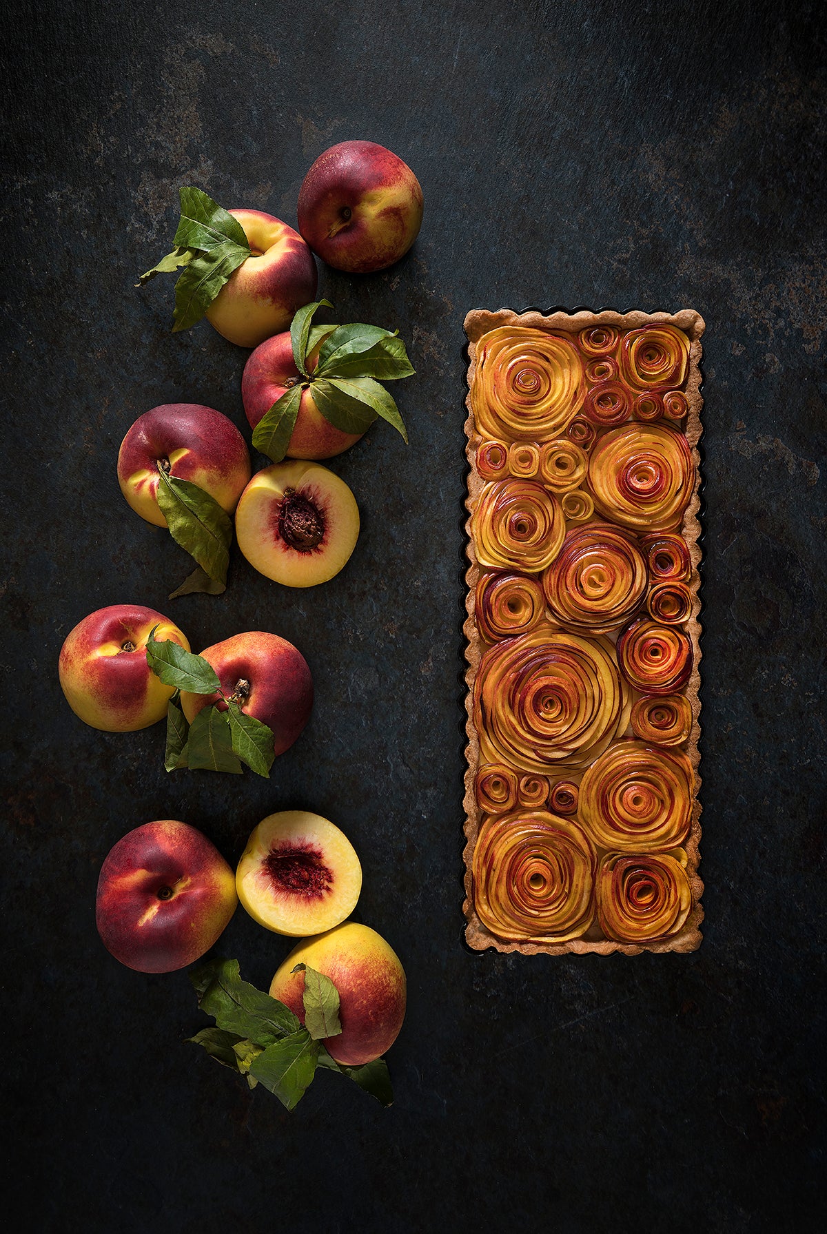 Rustic Peach Tart