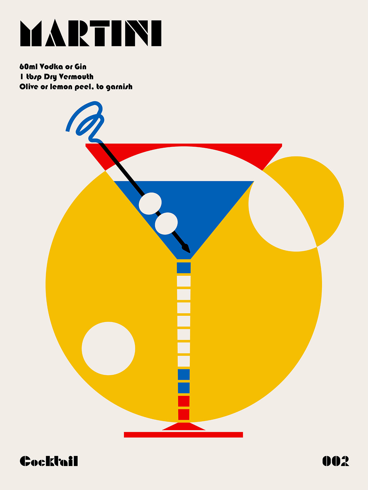 Martini Bauhaus Cocktail