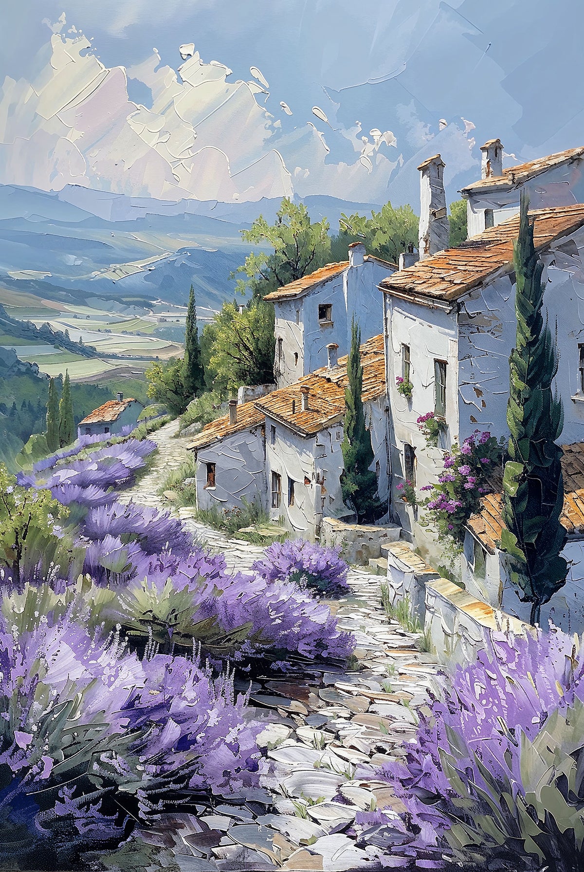 Vibrant Garden With Blossoming Flowers IV