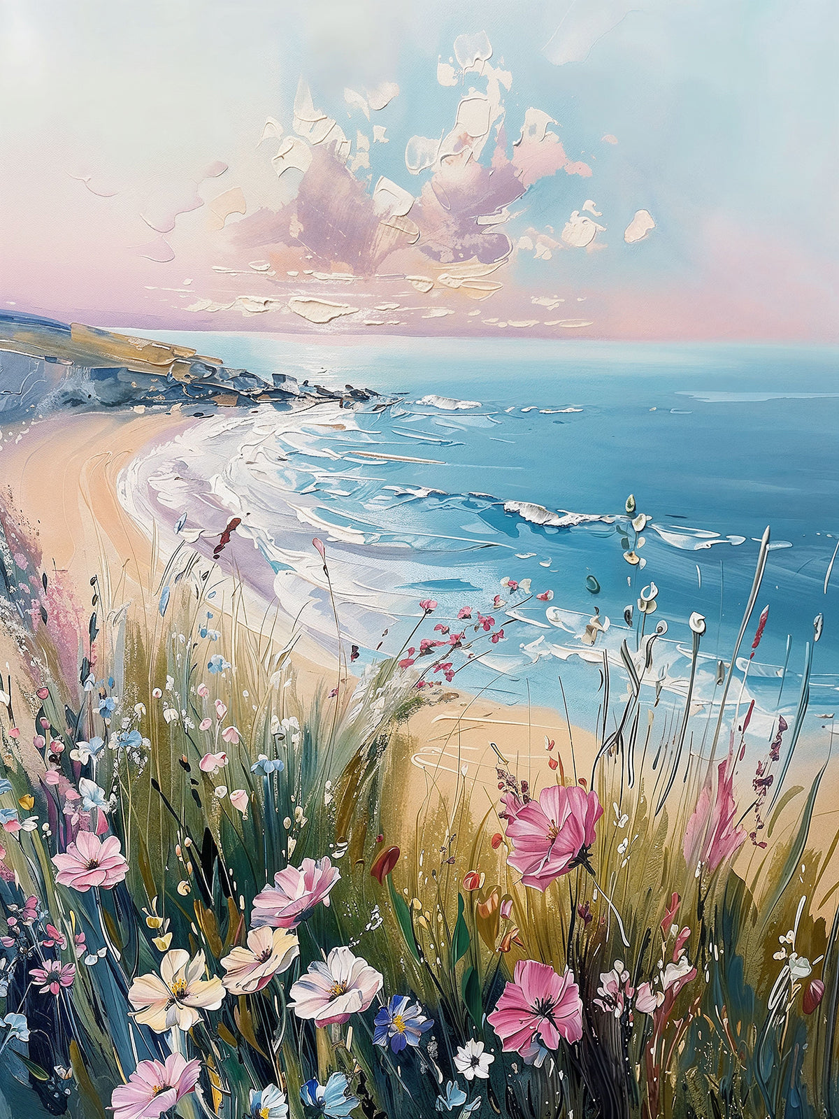 Vibrant Coastal Landscape III