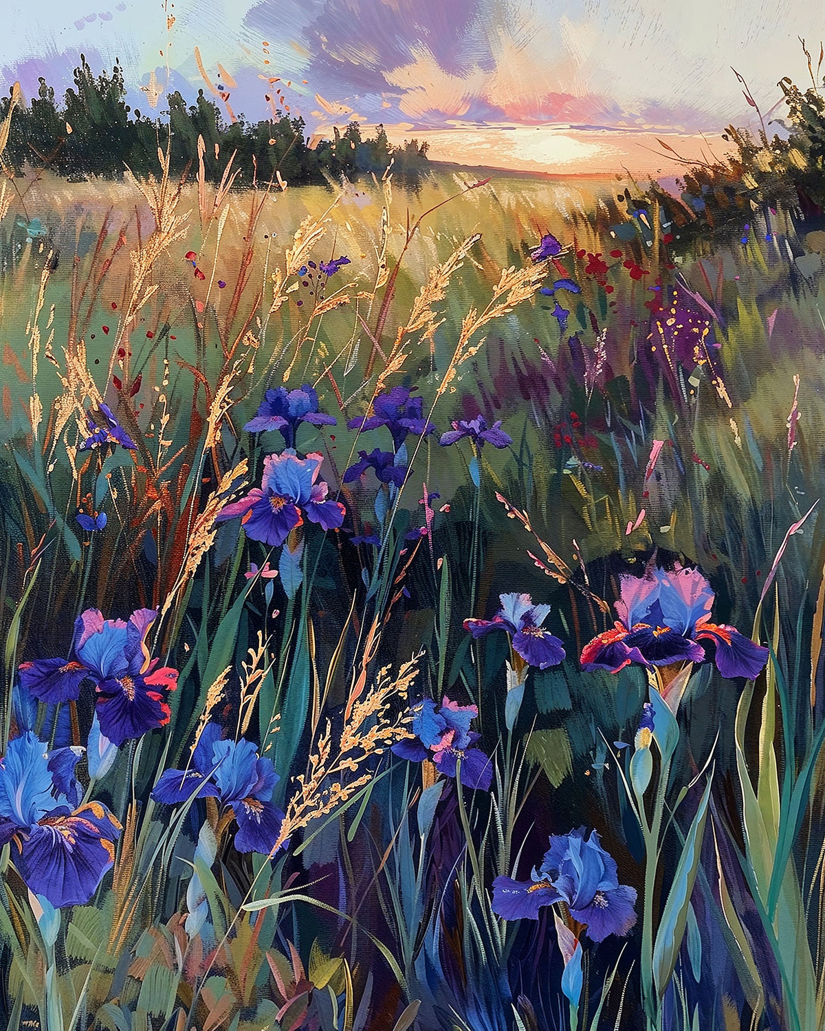 Landscape At Sunset