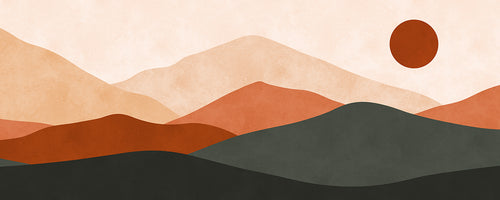 Landscape and sunset 3