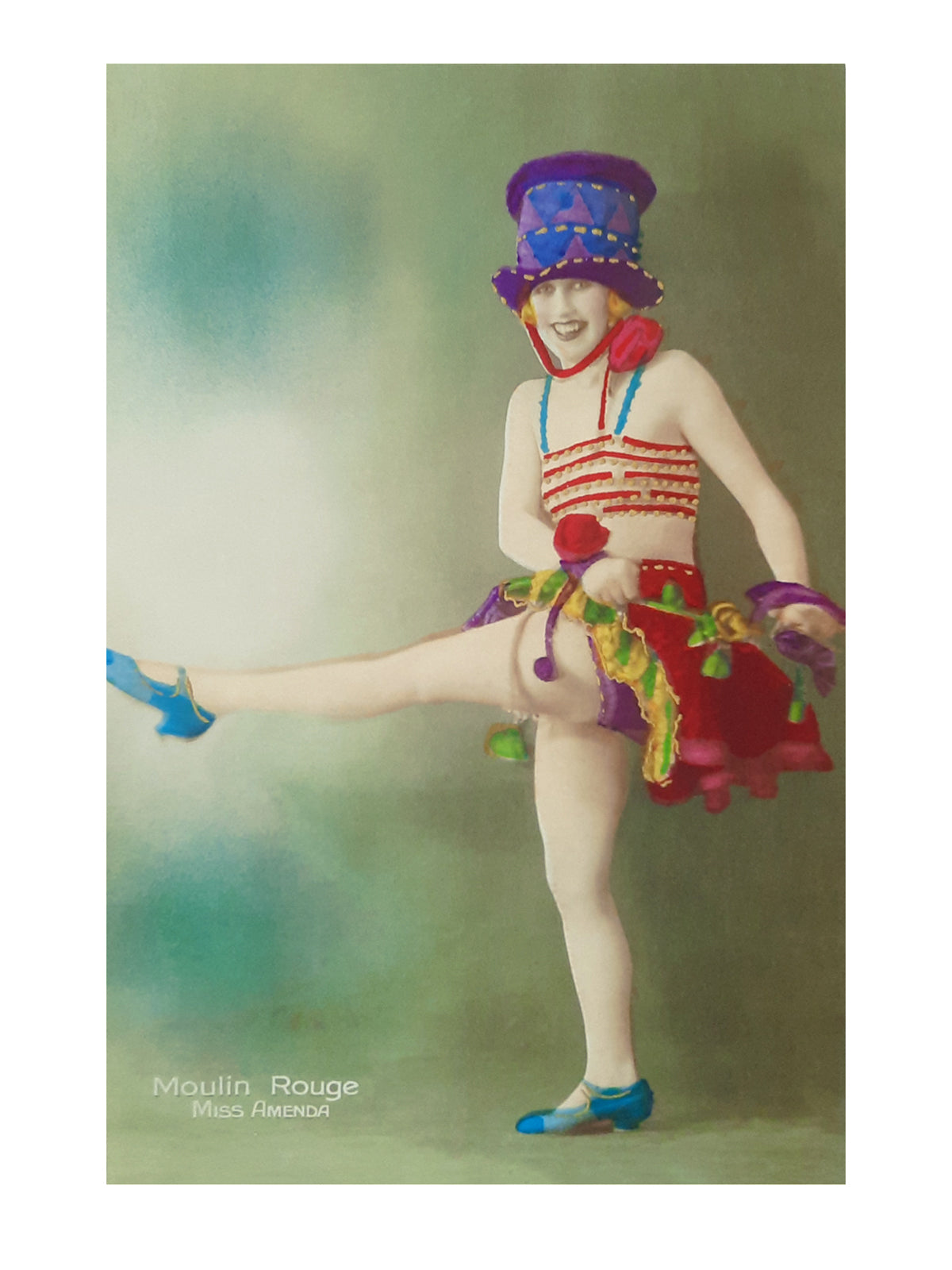 Vintage French Showgirls - Moulin Rouge - Miss Amenda