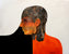 Contemplative Orange Face