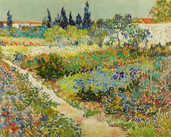 Blühender Garten mit Pfad II