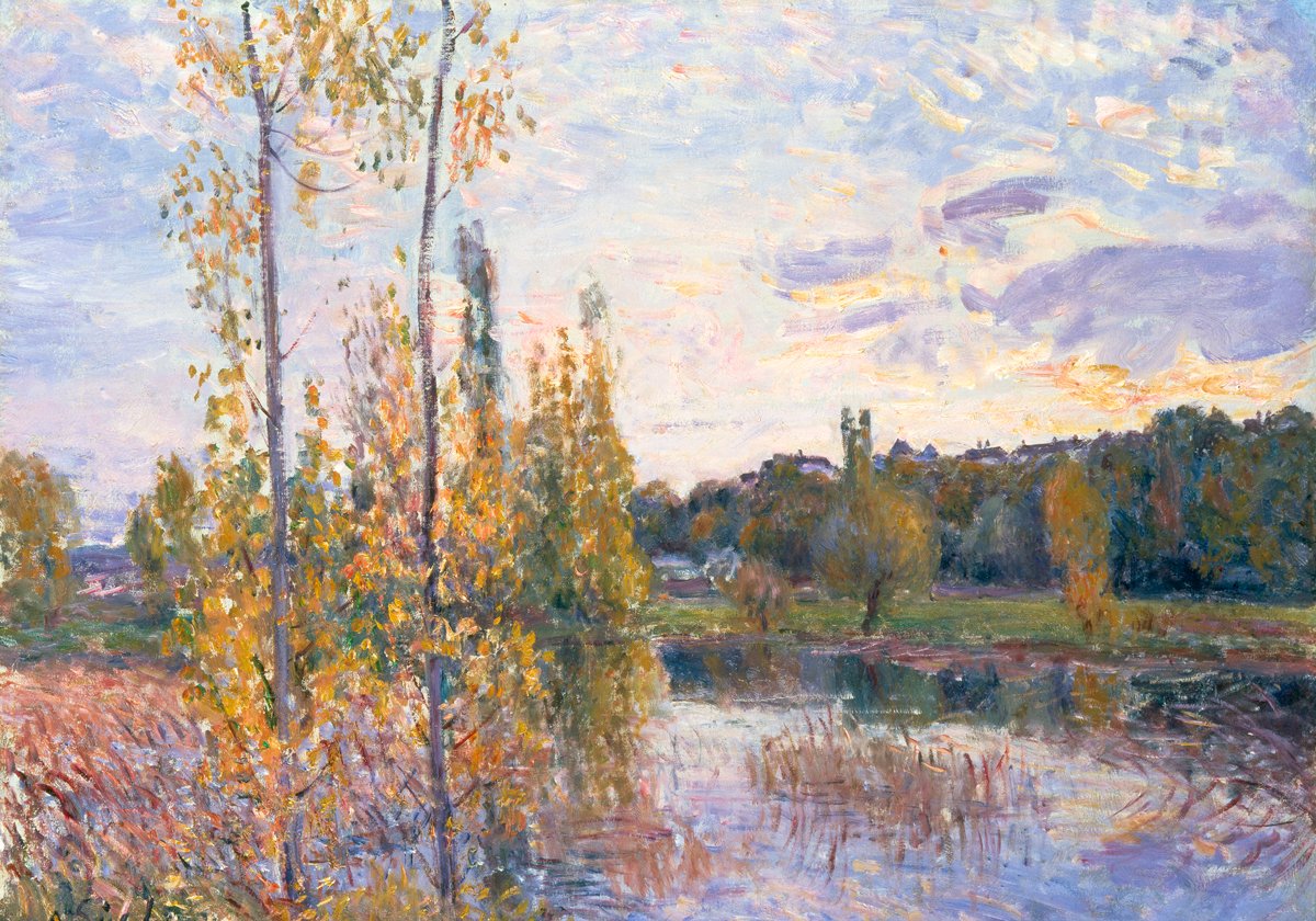 Alfred Sisley - Landschaft bei Chevreuil