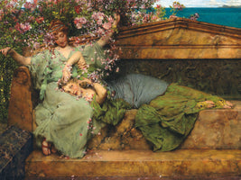 Sir Lawrence Alma-Tadema - Im Rosengarten