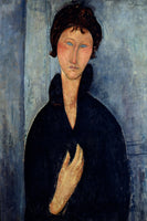 Amadeo Modigliani - Frau mit blauen Augen