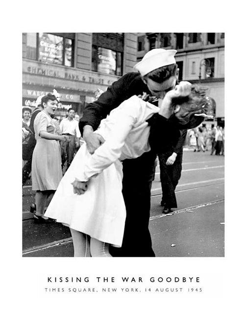 Photography Collection - Kissing the war goodbyw