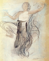 Auguste Rodin - Danseuse cambodgienne de face