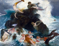 Arnold Böcklin - Spiel der Najaden
