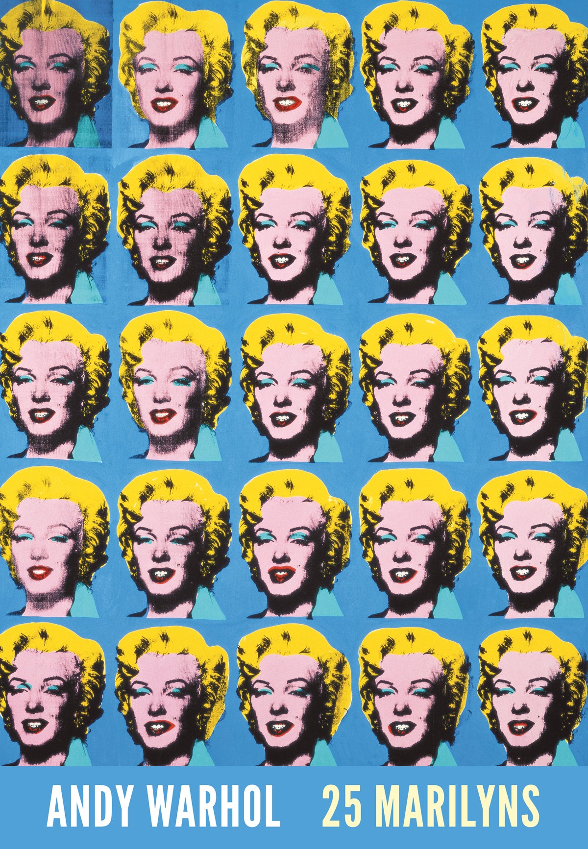 Andy Warhol - 25 Colored Marilyns