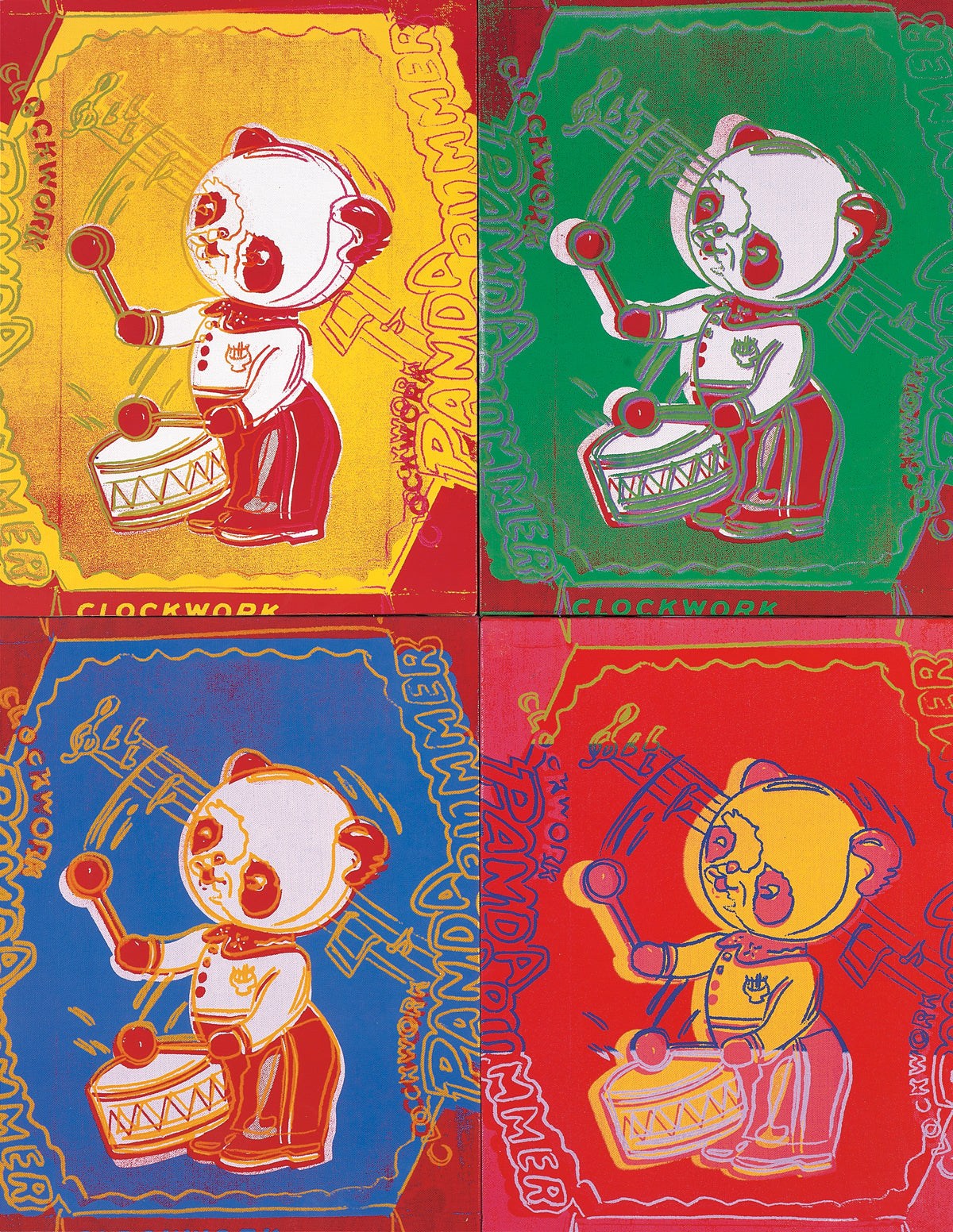Andy Warhol - Four Pandas, 1983