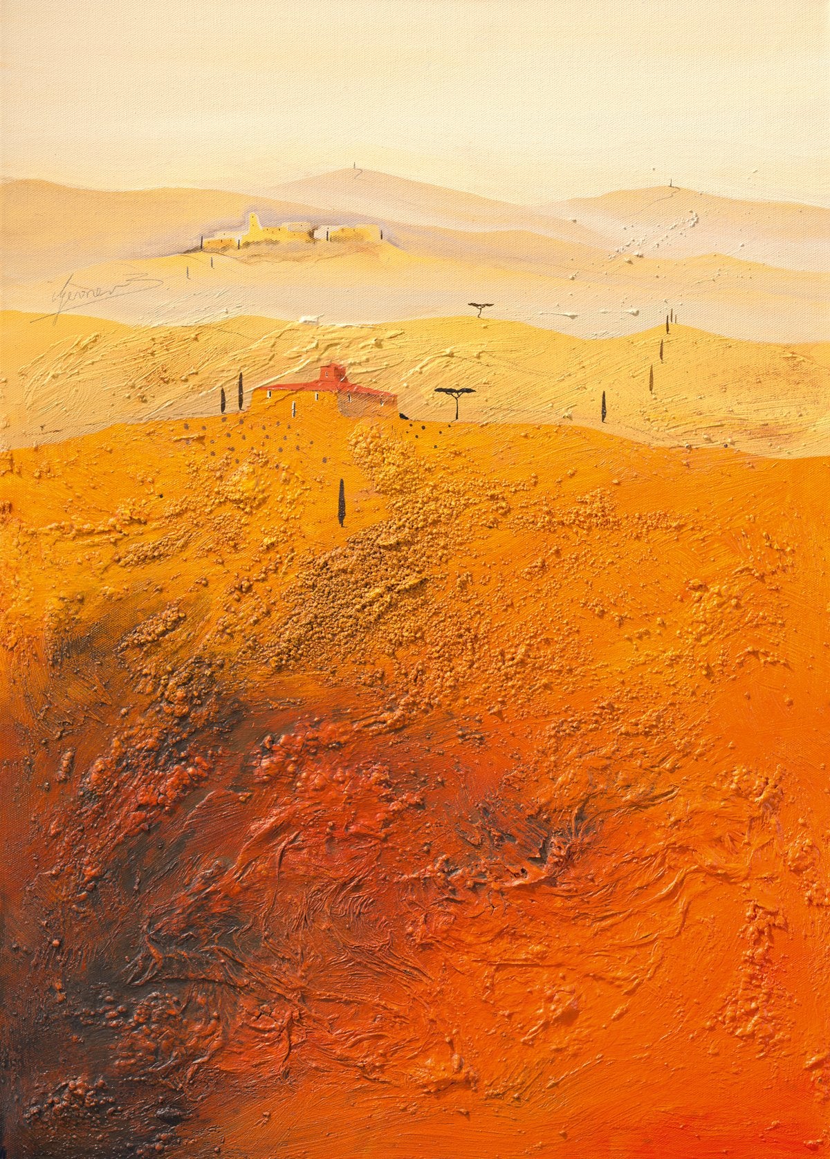 Bernhard Gerner - Mediterrane Landschaft 1