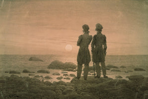Caspar David Friedrich - Zwei Männer am Strand