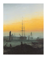 Caspar David Friedrich - Der Greifswalder Hafen