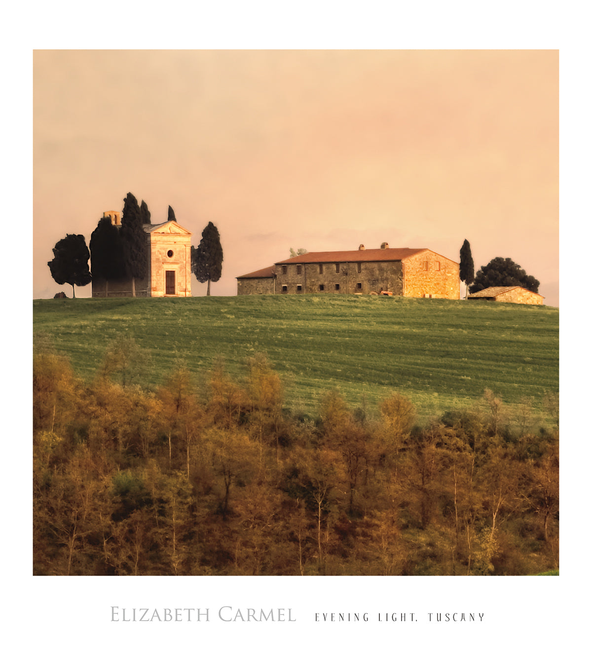 Elisabeth Carmel - Evening Light, Tuscany