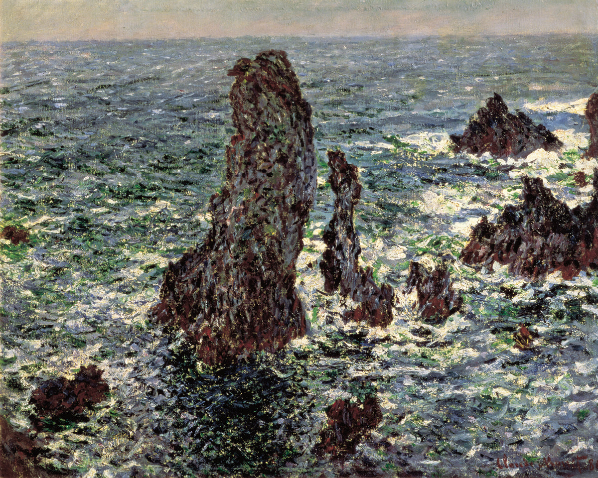 Claude Monet - Felsen im Belle-Ile