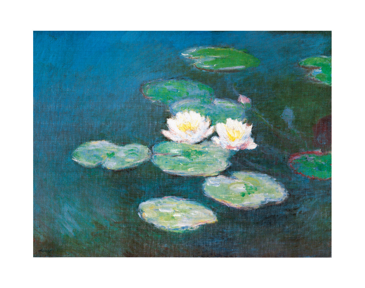 Claude Monet - Seerosen am Abend