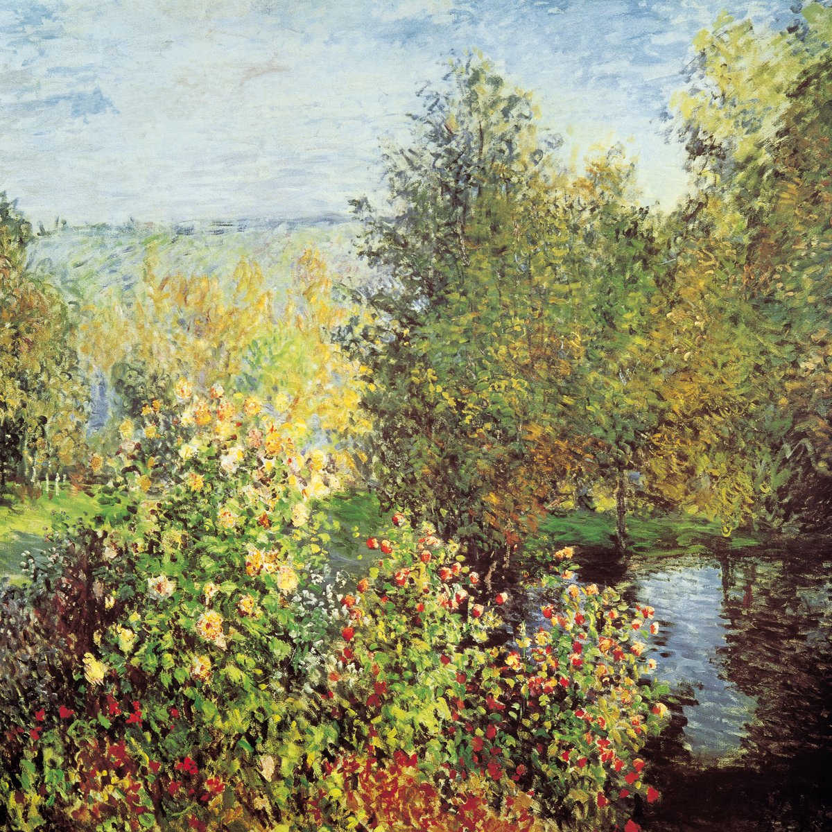 Claude Monet - Stiller Winkel im Garten