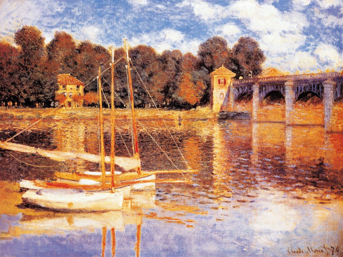 Claude Monet - Die Brücke von Argenteuil