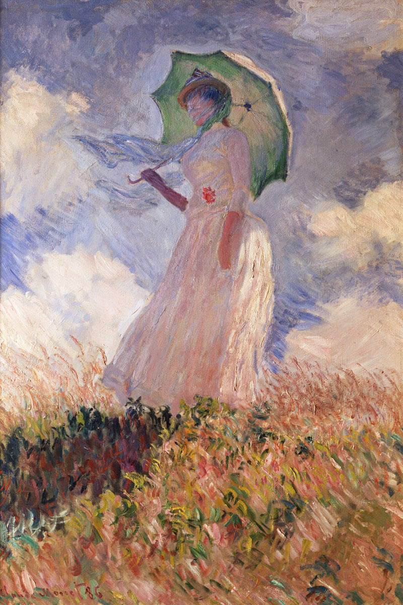 Claude Monet - Frau mit Sonnenschirm