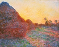 Strohschober im Sonnenlicht