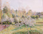 Camille Pissarro - Blühende Apfelbäume in Eragny