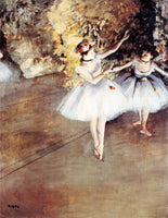 Edgar Degas - Zwei Tänzerinnen auf der Bühne