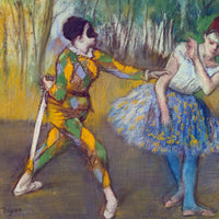 Edgar Degas - Harlekin und Columbine