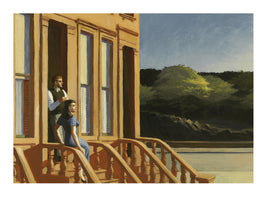 Edward Hopper - Sunlight on Brownstones