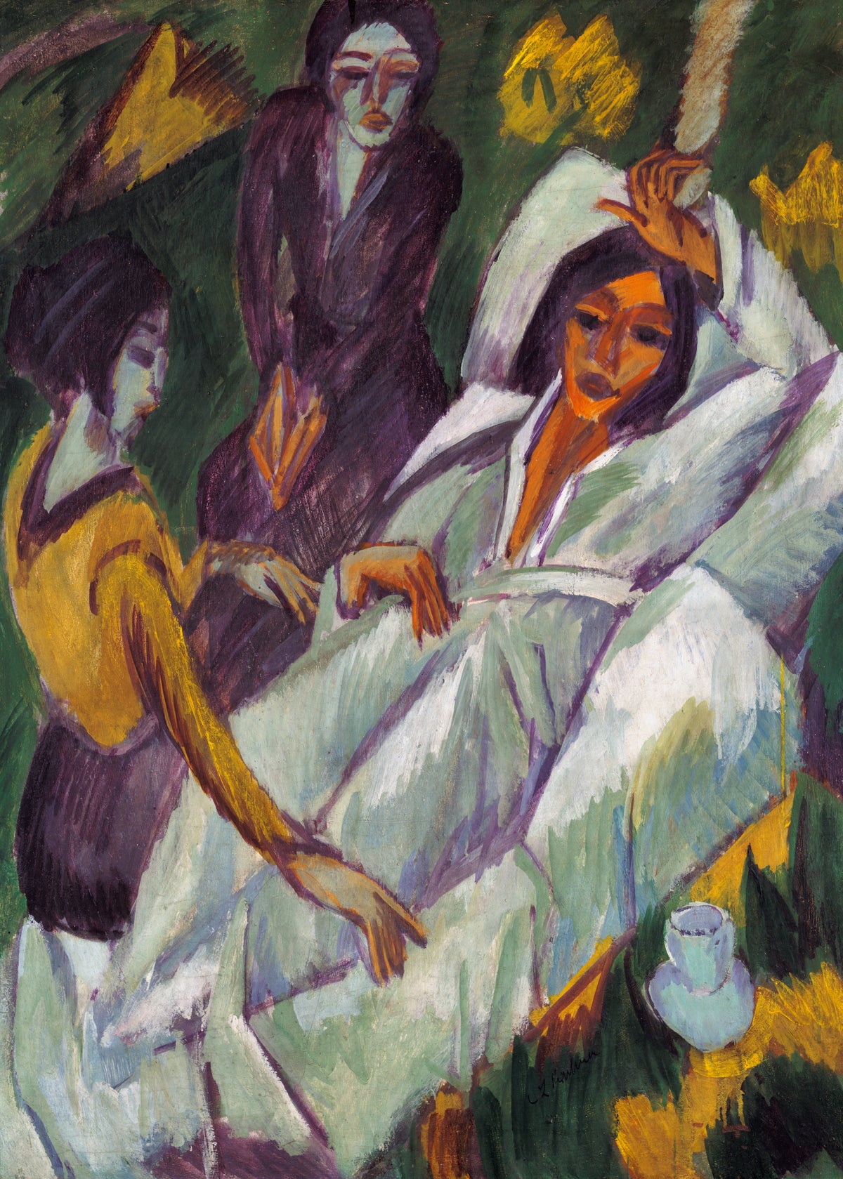 Ernst Ludwig Kirchner - Frauen beim Tee