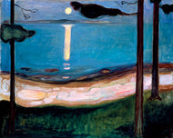 Edvard Munch - Mondnacht