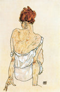 Egon Schiele - Sitzende Frau