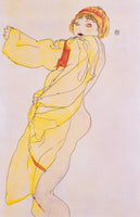 Egon Schiele - Frau mit Kleid