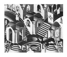 M. C. Escher - Konkav und Konvexe
