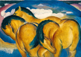 Franz Marc - Die kleinen gelben Pferde