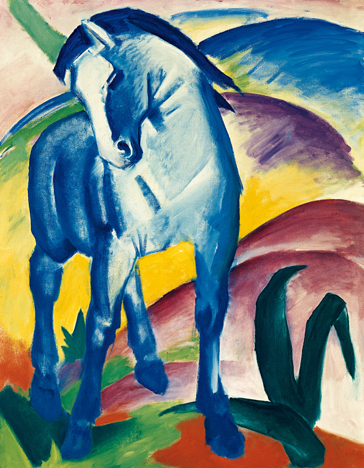 Franz Marc - Blaues Pferd I