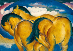 Franz Marc - Die kleinen gelben Pferde