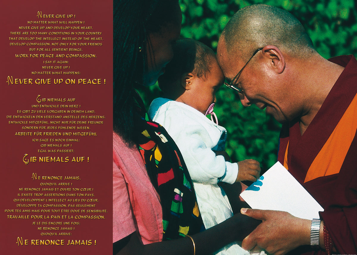 Johannes Frischknecht - Dalai Lama with Child