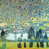 Gustav Klimt - Waldabhang in Unterach am Attersee